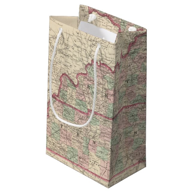 Sacola Para Presentes Pequena Kentucky e Tennessee (Verso inclinado)
