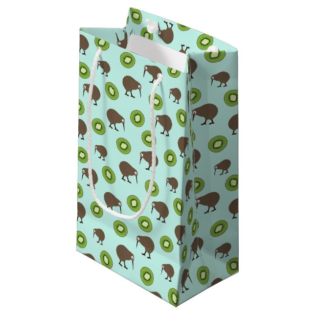 Sacola Para Presentes Pequena Kiwi (Frente inclinada)