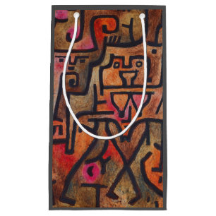 Sacola Para Presentes Pequena Klee Abstrato Forest Expressionista Arte Moderna