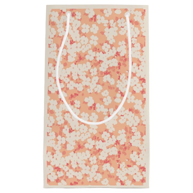 Sacola Para Presentes Pequena Kleine Sommerblumen. (Frente)