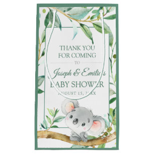 Sacola Para Presentes Pequena Koala Bear Gift Tags para Favores