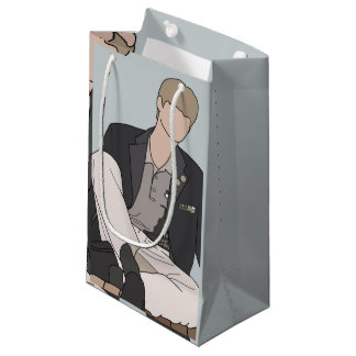 Sacola Para Presentes Pequena Kpop Inspired Illustrated SVT