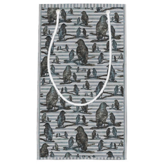 Sacola Para Presentes Pequena Krähen Raben Crows Geschenk Tüte Party