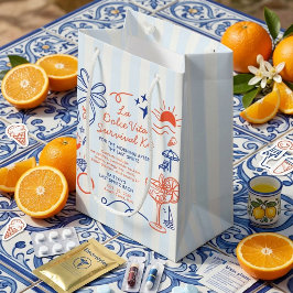 Sacola Para Presentes Pequena La Dolce Vita Bachelorette Party Survival Kit