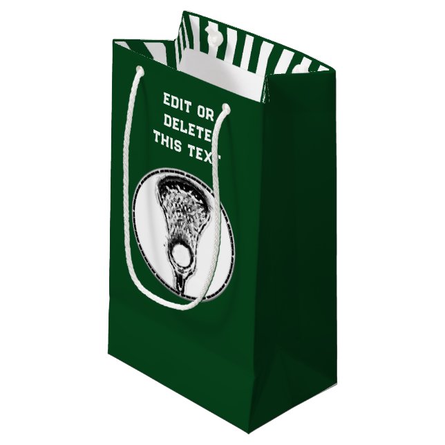 Sacola Para Presentes Pequena Lacrosse Sports Small Gift Bag (Frente inclinada)