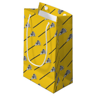 Sacola Para Presentes Pequena Lacrosse Team Yellow