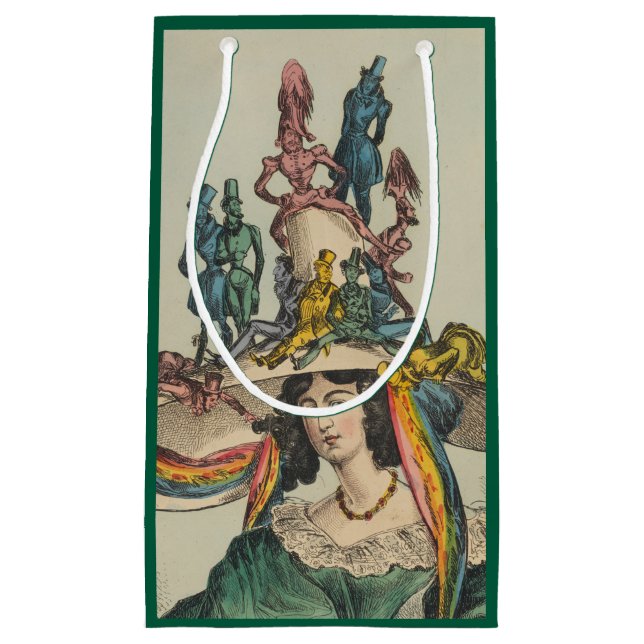 Sacola Para Presentes Pequena Lady - Saco do Presente (Frente)