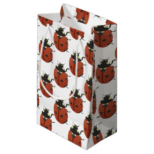 Sacola Para Presentes Pequena LadyBug Office Home Personalizar Destino