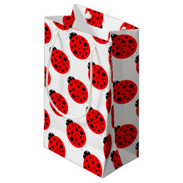 Sacola Para Presentes Pequena Ladybug Pattern