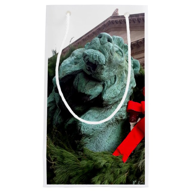 Sacola Para Presentes Pequena Leão Sul no Instituto de Arte de Chicago (Frente)