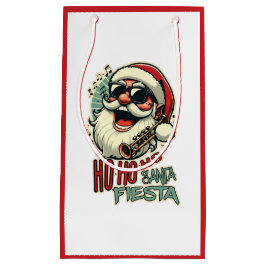 Sacola Para Presentes Pequena Legal Natal engraçado com óculos de sol - Ho-ho-ho