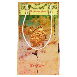 Sacola Para Presentes Pequena Leo Lion