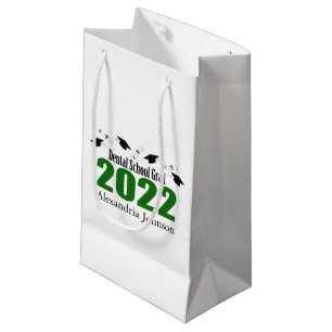 Sacola Para Presentes Pequena Licenciatura em Formando de Faculdade Dental 2022 