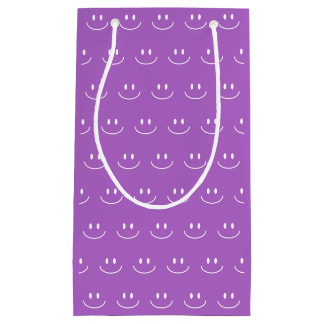Sacola Para Presentes Pequena Lilac Smile Dift Bag (Frente)