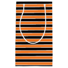 Listras alaranjadas, preto e branco