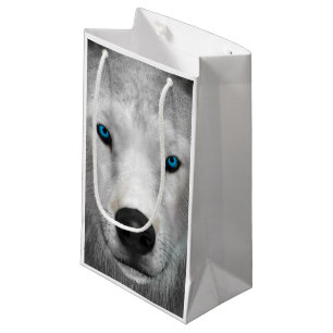 Sacola Para Presentes Pequena Lobo Ártico