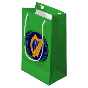 Sacola Para Presentes Pequena Logotipo do Casaco de Armas irlandês