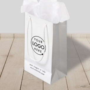 Sacola Para Presentes Pequena Logotipo moderno Empresa minimalista