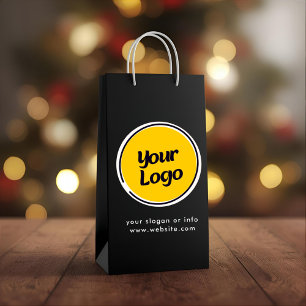 Sacola Para Presentes Pequena Logotipo Personalizado da Empresa Presente Empre
