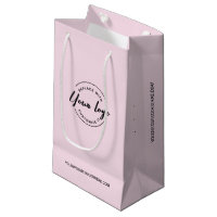 Logotipo Personalizável e site Empresa Rosa