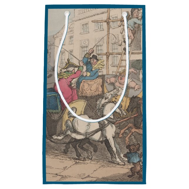 Sacola Para Presentes Pequena Londres - Saco do Presente (Frente)