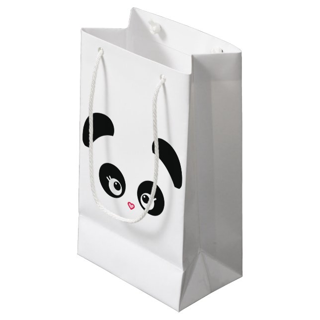 Sacola Para Presentes Pequena Love Panda® (Frente inclinada)