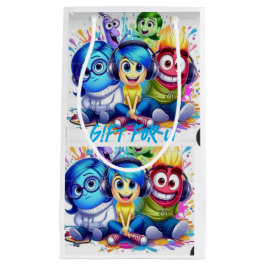 Sacola Para Presentes Pequena LOVELMENTE TRÊS AMIGOS ANIMADOS Bag Gift