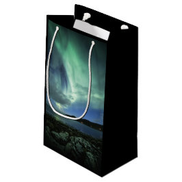 Sacola Para Presentes Pequena Luzes do norte