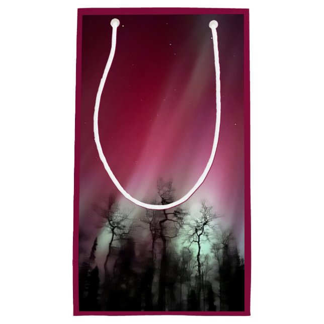 Sacola Para Presentes Pequena Luzes do norte - Pequena barra de presentes (Frente)