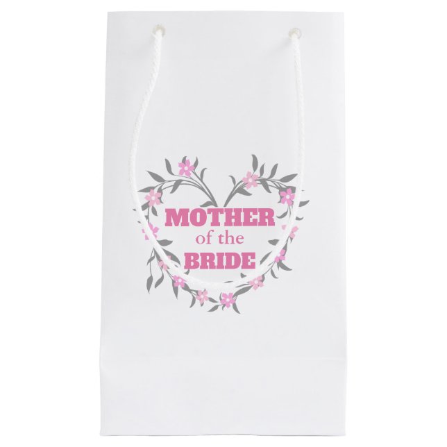 Sacola Para Presentes Pequena Mãe da Noiva (Frente)