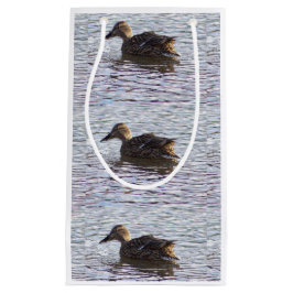 Sacola Para Presentes Pequena Mallard Duck Fotografia Gift Bag