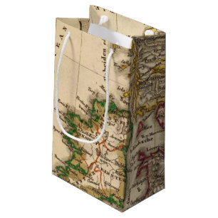 Sacola Para Presentes Pequena Mapa das ilhas britânicas