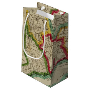 Sacola Para Presentes Pequena Mapa de Connecticut
