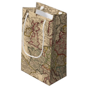 Sacola Para Presentes Pequena Mapa de Europa