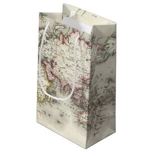 Sacola Para Presentes Pequena Mapa do mundo