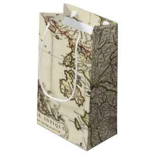 Sacola Para Presentes Pequena Mapa grego antigo
