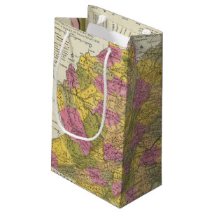 Sacola Para Presentes Pequena Mapa novo de Virgínia