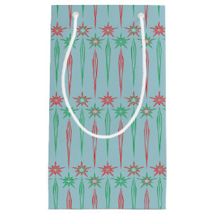 Sacola Para Presentes Pequena Médio Mod Ícicles Pequeno Saco Gift