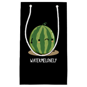Sacola Para Presentes Pequena Melancia Engraçada Melancia Fruta De Melancia Engr