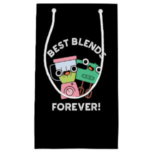 Sacola Para Presentes Pequena Melhores Misturas para BFF Engraçado Escuro BG