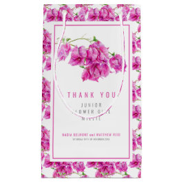 Sacola Para Presentes Pequena Menina de flor rosa de bougainvillea jr. lembranci