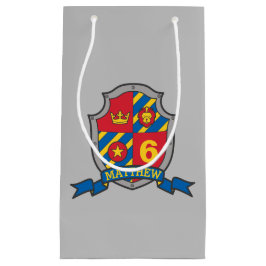 Sacola Para Presentes Pequena Meninos, escudo noturno, 6