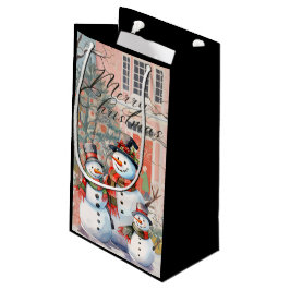 Sacola Para Presentes Pequena Merry Christmas Gift Bag
