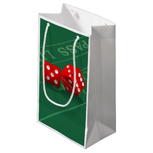 Sacola Para Presentes Pequena Mesa Com Dice Las Vegas