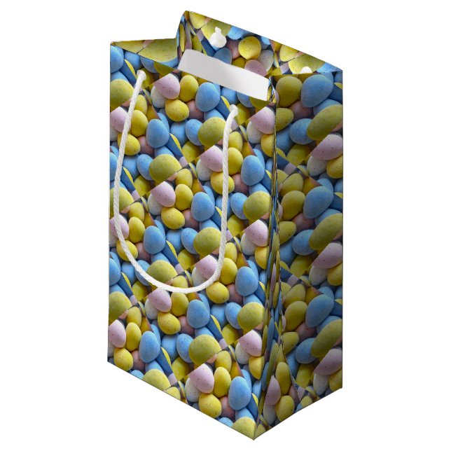 Sacola Para Presentes Pequena Mini Ovos (Frente inclinada)