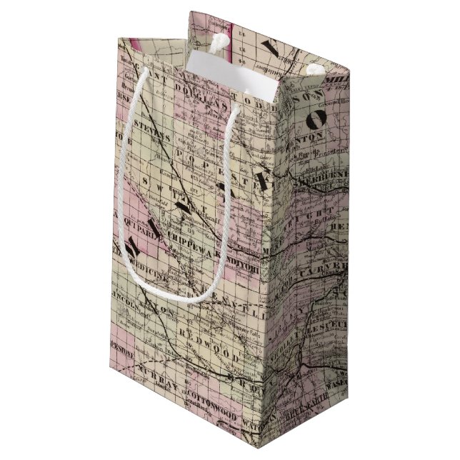 Sacola Para Presentes Pequena Minnesota 9 (Verso inclinado)