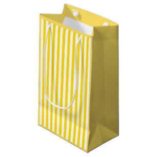 Sacola Para Presentes Pequena Modelo elegante moderno elegante amarelo-chic bran