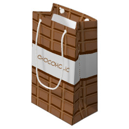 Sacola Para Presentes Pequena Moleque de chocolate marrom Chocolónico