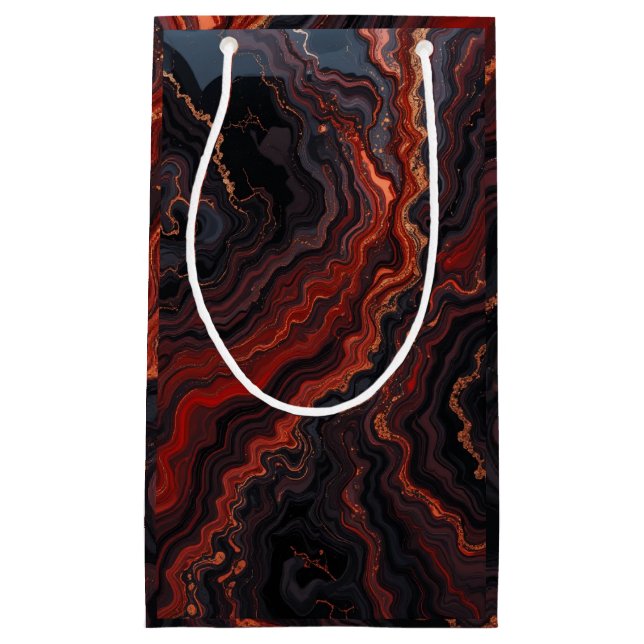 Sacola Para Presentes Pequena Molten Veins (Frente)