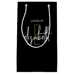 Sacola Para Presentes Pequena Monogramas Beauty Lashes